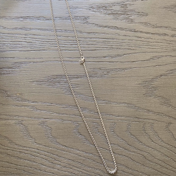 💯 DAVID YURMAN BOX CHAIN NECKLACE 3.6mm 36” long - Picture 3 of 5